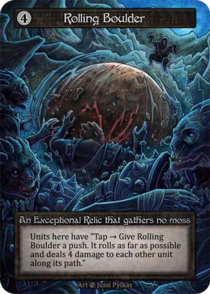 画像1: 【Artifact】Rolling Boulder【Beta-Exceptional】Regular (1)