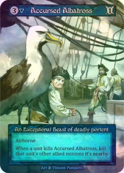 画像1: 【Water】Accursed Albatross【Beta-Exceptional】《Foil》 (1)