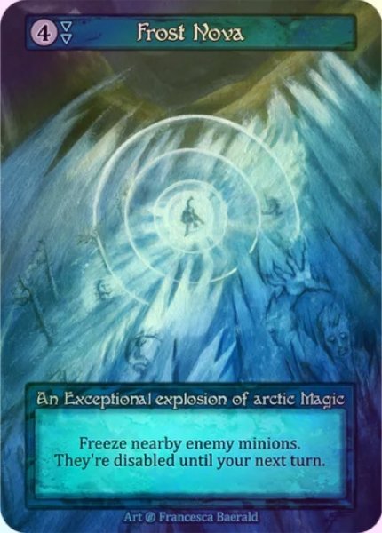 画像1: 【Water】Frost Nova【Beta-Exceptional】《Foil》 (1)