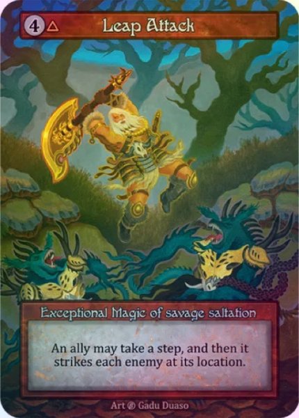 画像1: 【Fire】Leap Attack【Beta-Exceptional】《Foil》 (1)