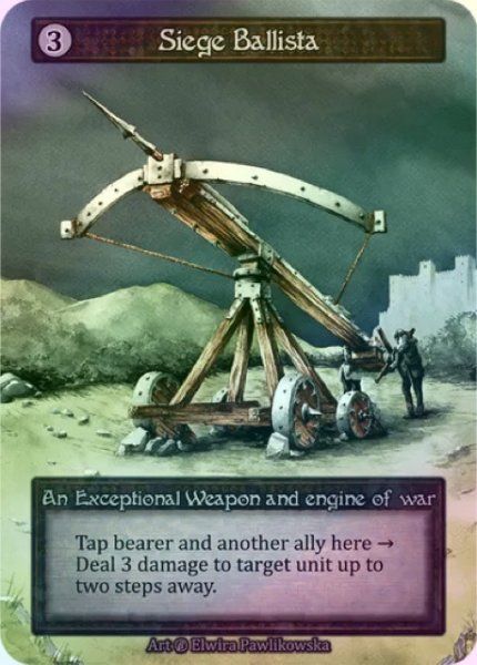 画像1: 【Artifact】Siege Ballista【Beta-Exceptional】《Foil》 (1)