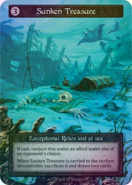 画像1: 【Artifact】Sunken Treasure【Beta-Exceptional】《Foil》 (1)