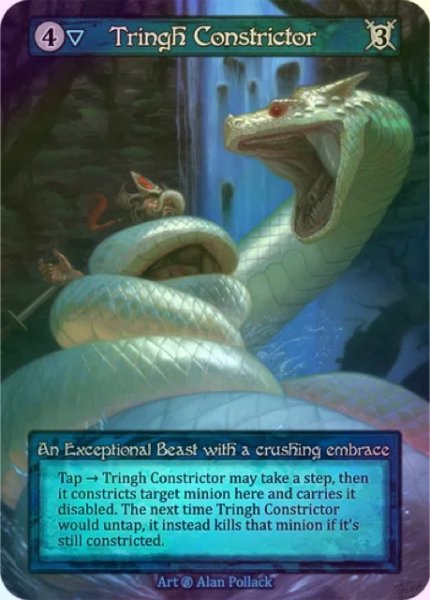 画像1: 【Water】Tringh Constrictor【Beta-Exceptional】《Foil》 (1)