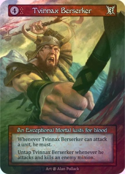 画像1: 【Fire】Tvinnax Berserker【Beta-Exceptional】《Foil》 (1)