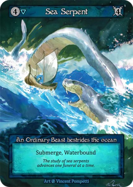 画像1: 【Water】Sea Serpent【Beta-Ordinary】Regular (1)