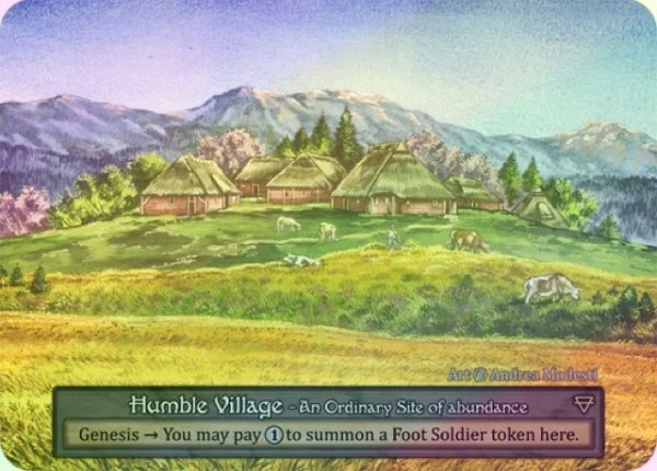 画像1: 【Site】Humble Village【Beta-Ordinary】《Foil》 (1)