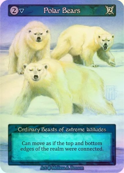 画像1: 【Water】Polar Bears【Beta-Ordinary】《Foil》 (1)