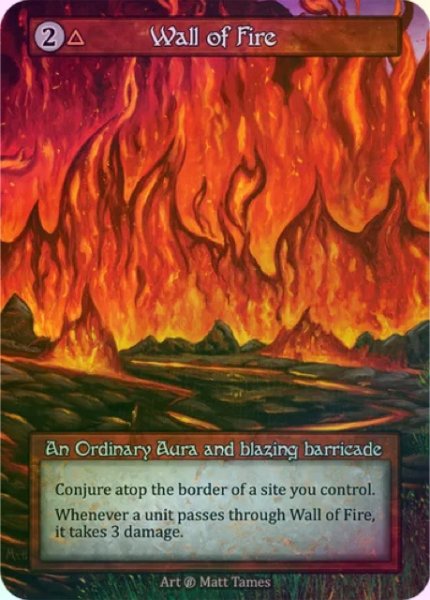 画像1: 【Fire】Wall of Fire【Beta-Ordinary】《Foil》 (1)