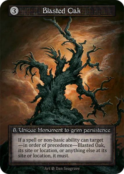 画像1: 【Artifact】Blasted Oak【Beta-Unique】Regular (1)