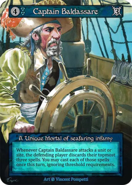 画像1: 【Water】Captain Baldassare【Beta-Unique】Regular (1)