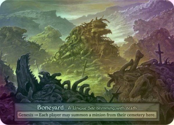 画像1: 【Site】Boneyard【Beta-Unique】《Foil》 (1)