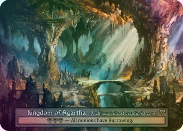 画像1: 【Site】Kingdom of Agartha【Beta-Unique】《Foil》 (1)