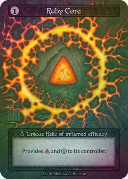 画像1: 【Artifact】Ruby Core【Beta-Unique】 《Foil》 (1)